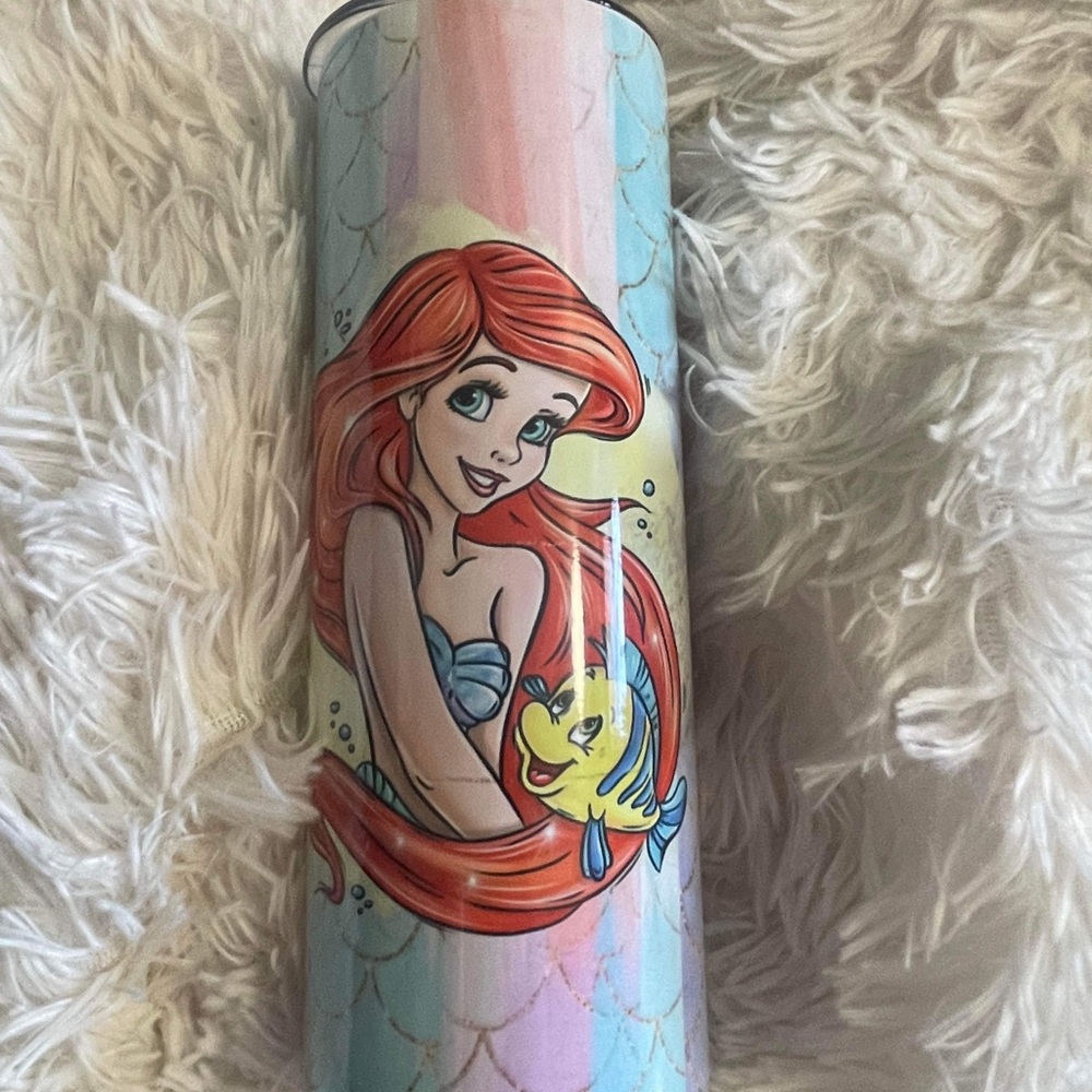 Little mermaid tumbler- 20oz